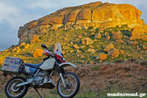 The Golden Gate Highlands National park is famous for the stunning golden colors that the rocks get around sunset...
