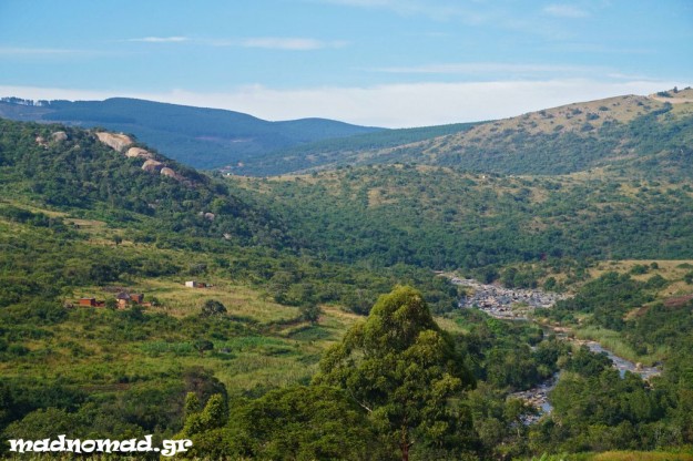The countryside of Swaziland