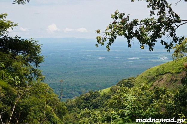 From the foothills of Rwenzori Mountains, the tallest mountain range in Africa, you can see the endless Congo Basin...